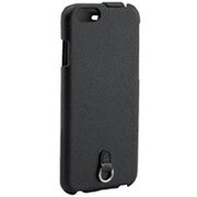 BSIP14CLVBK [iPhone 6 4.7インチ用 タテ開きレザーフラップケース ICカード対応モデル 液晶保護フィルム付 ブラック]