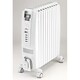 電気暖房 ドラゴンデジタル オイルヒーター 1500W 転倒時自動電源遮断装置 折りたたみ式キャスター ホワイト DDQ0915-WH