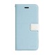 SOLOZEN Hit SBL×WH [iPhone 6/6sケース ダイアリーケース スカイブルー×ホワイト]
