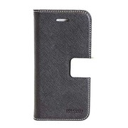 SOLOZEN Hit [iPhone 6 Plus/6s Plus用ダイアリーケース ブラック×ホワイト]