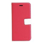 SOLOZEN Hit [iPhone 6 Plus/6s Plus用ダイアリーケース ホットピンク×ホワイト]