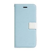 SOLOZEN Hit [iPhone 6 Plus/6s Plus用ダイアリーケース スカイブルー×ホワイト]