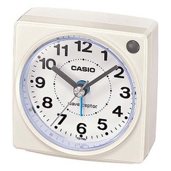 電波時計クロック ホワイト TQ-750J-7JF