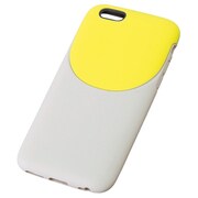 TD-2011-038 [iPhone 6/6s 4.7インチ用 ソフトケース 2トーンスタイル ライトグレー×ライム]