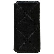 L003IP6 [iPhone 6 Plus/6s Plus L(5.5インチ) ダイア柄 手帳型ケース BK]