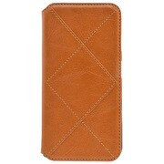 L007IP6 [iPhone 6 Plus/6s Plus L(5.5インチ) ダイア柄 手帳型ケース BR]