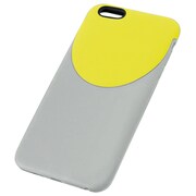 TD-2015-038 [iPhone 6 Plus/6s Plus 5.5インチ用 ソフトケース 2トーンスタイル ライトグレー×ライム]