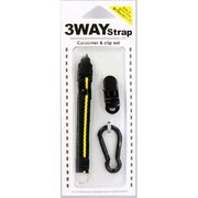 3WAYストラップ ブラック [3WAY落下防止ストラップ]