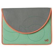 SHAN ENVELOPE SLEEVE シーグリーン/グレー LW-1301SA