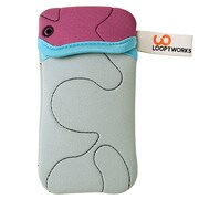 LW-001HY [HYOGO CELL PHONE SLEEVE グレー/ダークピンク]