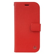 Z4077R3F [らくらくスマートフォン3（F-06F）用 ミニマルダイアリーケース レッド]