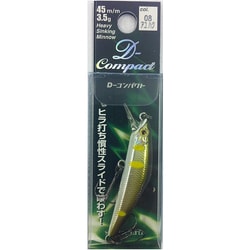210520 [D-コンパクト 45mm 3.5g ヘビーシンキング 固定式タングステンウェイト内蔵 アユ箔]