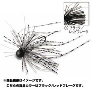 718557 [PDLミニラバ 0.9g-#02 ブラック/レッドフレーク]