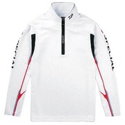 871174 [DE-7202 スペシャル ウィックセンサー・ジップアップ 長袖メッシュシャツ 2XL(182～188cm) ホワイト]