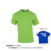 048460 [ハル・Tシャツ XL ライム・ホワイトロゴ]