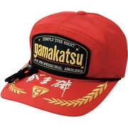 936556 [がま磯ワッペンキャップ GM9729 レッド L]