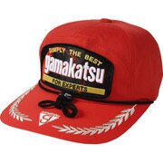 049886 [フィッシングキャップ ワッペン GM9754 レッド M]