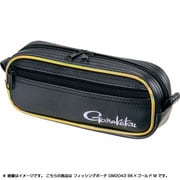 144420 [フィッシングポーチ GM2043 ブラック×ゴールド M 100×200×60mm]