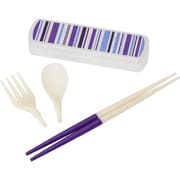 RJ193CU04-SPP [MY CUTLERY(マイカトラリー) お弁当グッズ ストライプパープル]