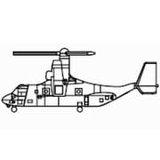 03457 MV-22 オスプレイ（6機入り） [1/700スケール 組立式 プラモデル]