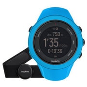 Ambit3 Sport HR(アンビット3スポーツ HR) 充電式 GPS機能 心拍ベルト付き ブルー 正規輸入品 SS020679000