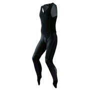 T1600-3DNP-6-XL [プレミアム ウィンドブレーク クイック ビブ タイツ メンズ XL ブラック]