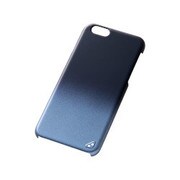 RT-P7C5/SB [iPhone 6/6s専用 シェルジャケット ハードコーティング グラデーション シルバー/ブラック]