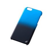 RT-P7C5/BN [iPhone 6/6s専用 シェルジャケット ハードコーティング グラデーション ブラック/ネイビー]