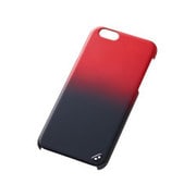 RT-P7C5/BR [iPhone 6/6s専用 シェルジャケット ハードコーティング グラデーション ブラック/レッド]