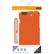 RT-P8CLC1/O [iPhone 6 Plus用 カラフル ストラップ レザージャケット 合皮タイプ オレンジ]