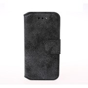 SW-LT1303-BK [iPhone 6 4.7インチ用 Leather Case 本革二つ折り横開き オールドタイプ ブラック]