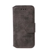SW-LT1303-DB [iPhone 6 4.7インチ用 Leather Case 本革二つ折り横開き オールドタイプ ダークブラウン]