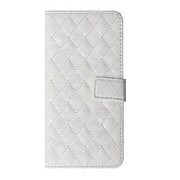 SW-LT1304-WH [iPhone 6 4.7インチ用 Leather Case 本革二つ折り横開き エナメルキルティング ホワイト]