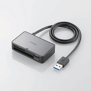 UHS-II対応 高速メモリリーダライタ USB3.0対応 ファイル仕分け機能付 ブラック MR3-A007BK