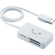 小型メモリリーダライタ SD+MS+CF対応 ホワイト MR-A39NWHF1