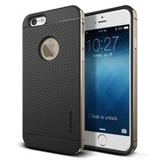 IRON SHIELD アルミバンパー×TPU ゴールド [iPhone]