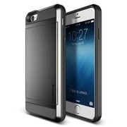Damba Slide ICカードケース搭載 PC＋TPU [iPhone 6/6s用 ダークシルバー]