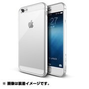 Crystal MIXX PC＋TPU バンパースリム ハードケース [iPhone 6/6s用 ホワイト]