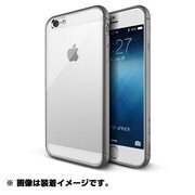 Crystal MIXX PC＋TPU バンパースリム ハードケース [iPhone 6/6s用 ダークシルバー]