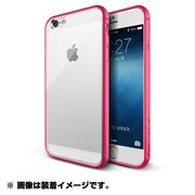 Crystal MIXX PC＋TPU バンパースリム ハードケース [iPhone 6/6s用 ホットピンク]