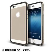 IRON Bumper アルミ＋TPUハイブリッドバンパー [iPhone 6/6s用 ゴールド]