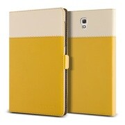 GALAXY Tab 8.4 Crayon Two-ton diary マスタード+ベージュ