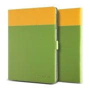 GALAXY Tab 10.4 Crayon Two-ton diary グリーン+マスタード