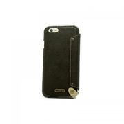 FLIP CASE LEATHER [iPhone 6用ケース レザー 手帳型 カード収納 スタンド ブラウン]