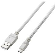 microUSBケーブル 2A対応 0.8m ホワイト MPA-AMB2U08WH