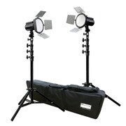 LEDバッテリー照明 トロピカル VLG-2160SK2 LEDライト2灯・エアークッションライトスタンド2本セット L26862