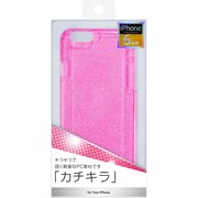 CPCL-IP06P [iPhone 6/6s用 カチキラ PCラメ入ジャケット ピンク]