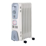 オイルヒーター 450/650W/1,100W 転倒時電源OFF SKJ-SE110ROT