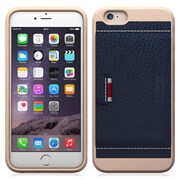 D6イタリアンミネルバボックスレザーカードポケットバーiP6 NV [iPhone 6/6s 4.7インチ用 ケース ネイビー]