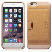 D6イタリアンミネルバボックスレザーカードポケットバーiP6 タンBR [iPhone 6/6s 4.7インチ用 ケース タンブラウン]